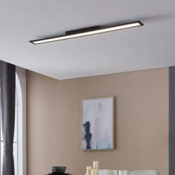 Salobrena 1 Black LED Flush Ceiling Light
