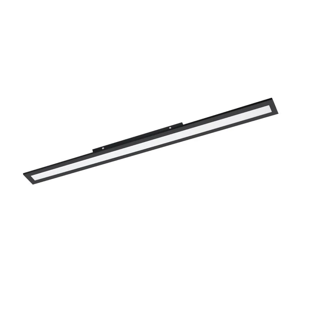 Salobrena 1 Black LED Flush Ceiling Light