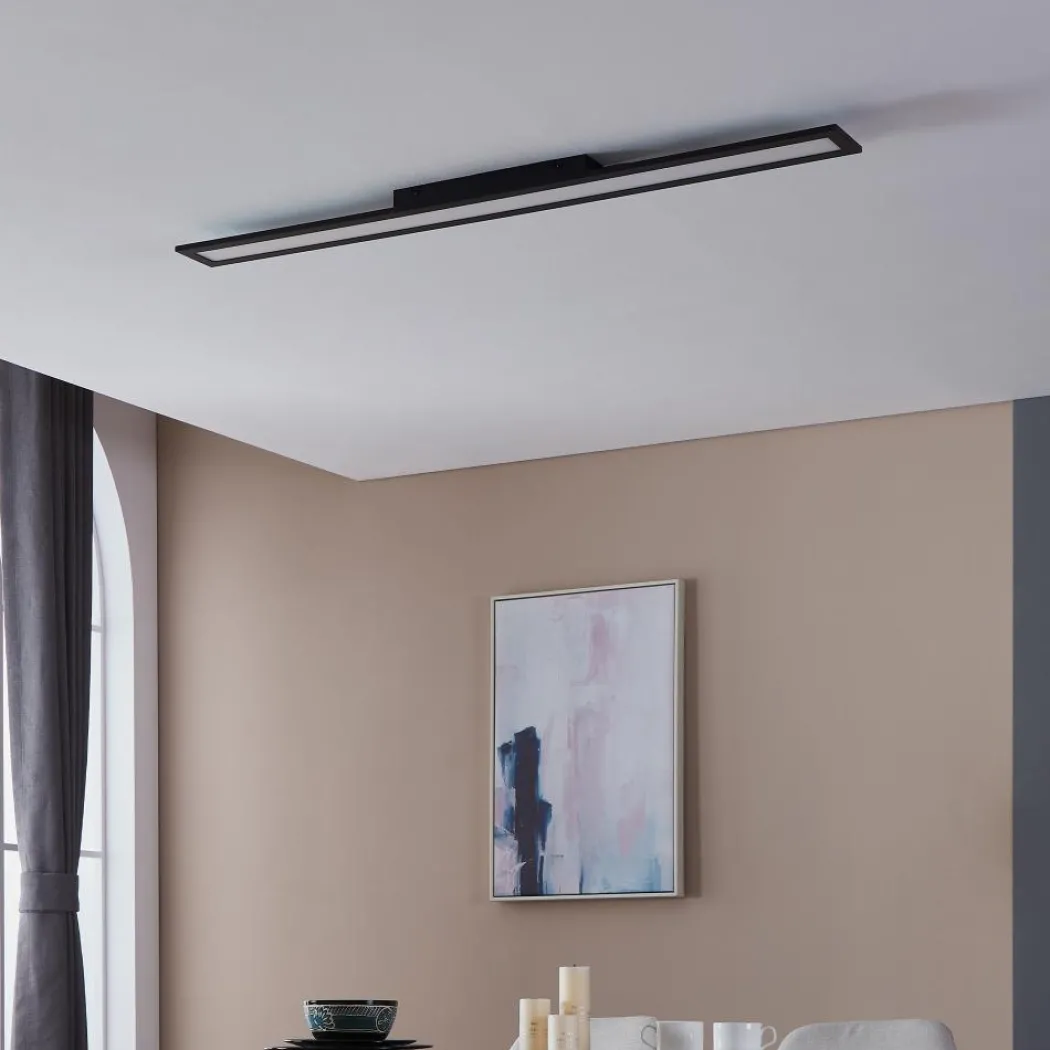 Salobrena 1 Black LED Flush Ceiling Light