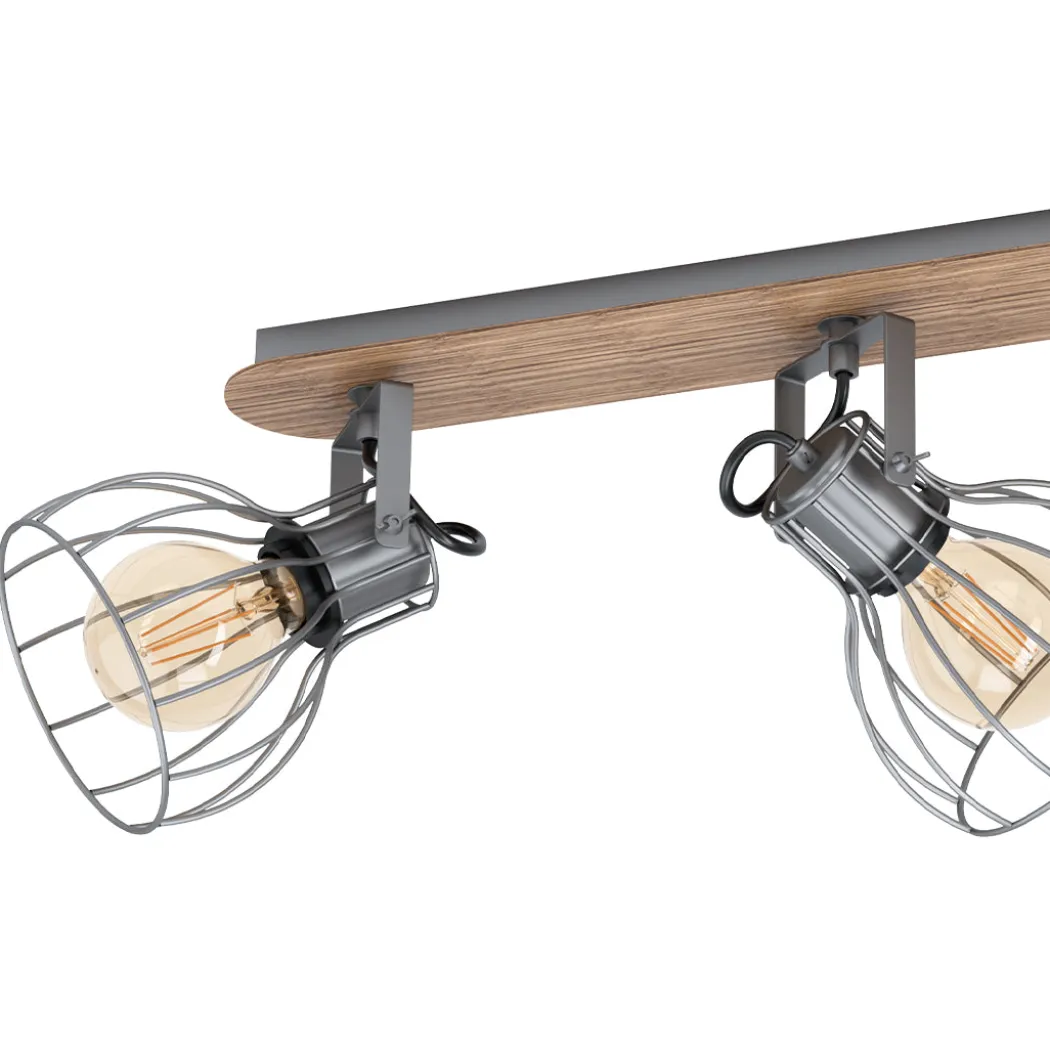 Sambatello 3 Light Bronze Ceiling Spotlight Bar