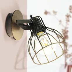 Sambatello Bronze 1 Light Wall Light