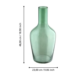 Samuntai Green Glass Vase Large