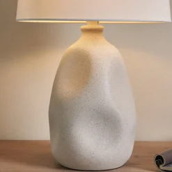 Sanders Cream Table Lamp