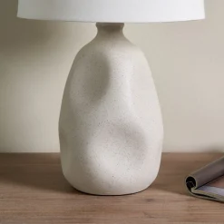 Sanders Cream Table Lamp