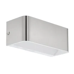 Sania Nickel & White LED Wall Light