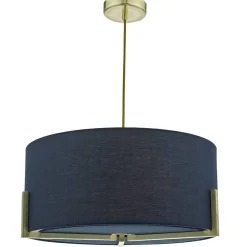 Santino 3 Light Ceiling Light Navy