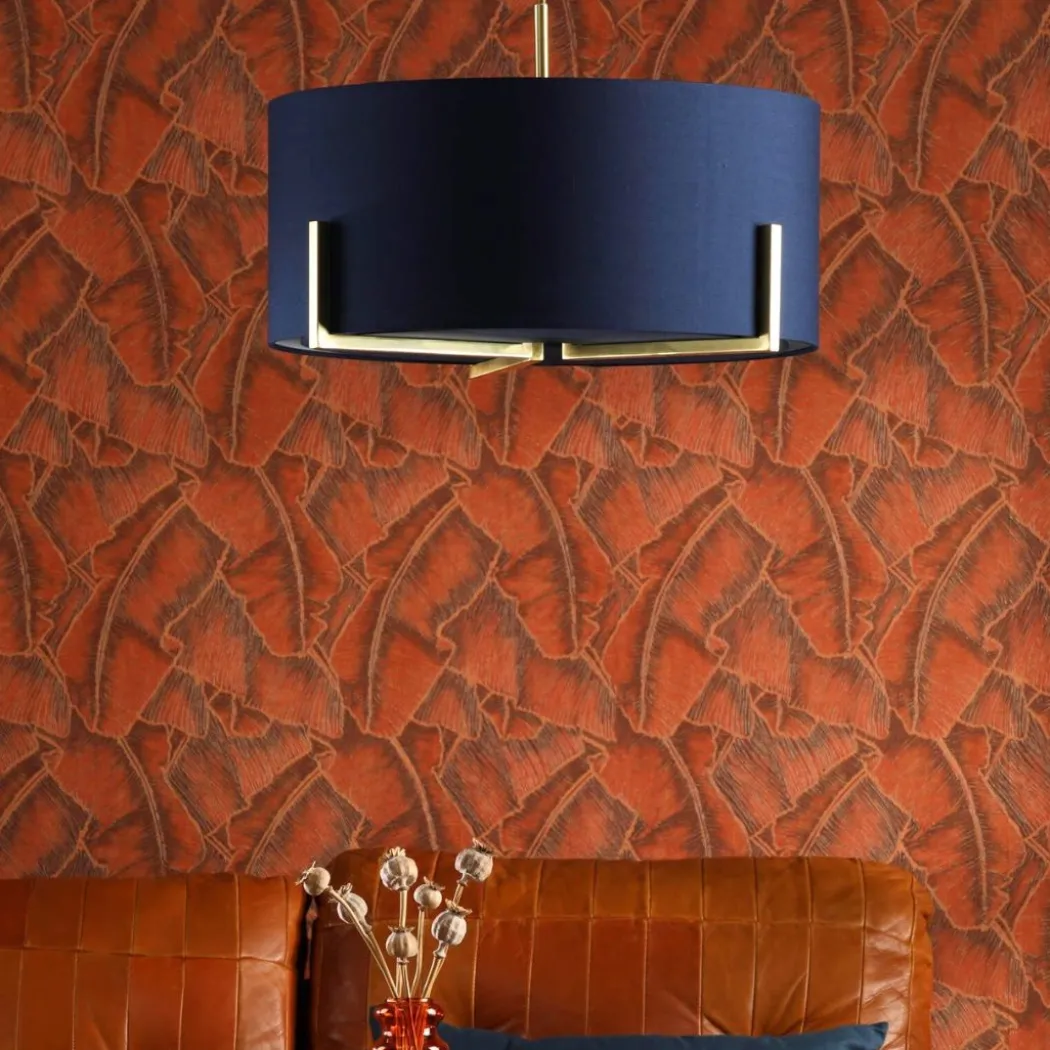 Santino 3 Light Ceiling Light Navy