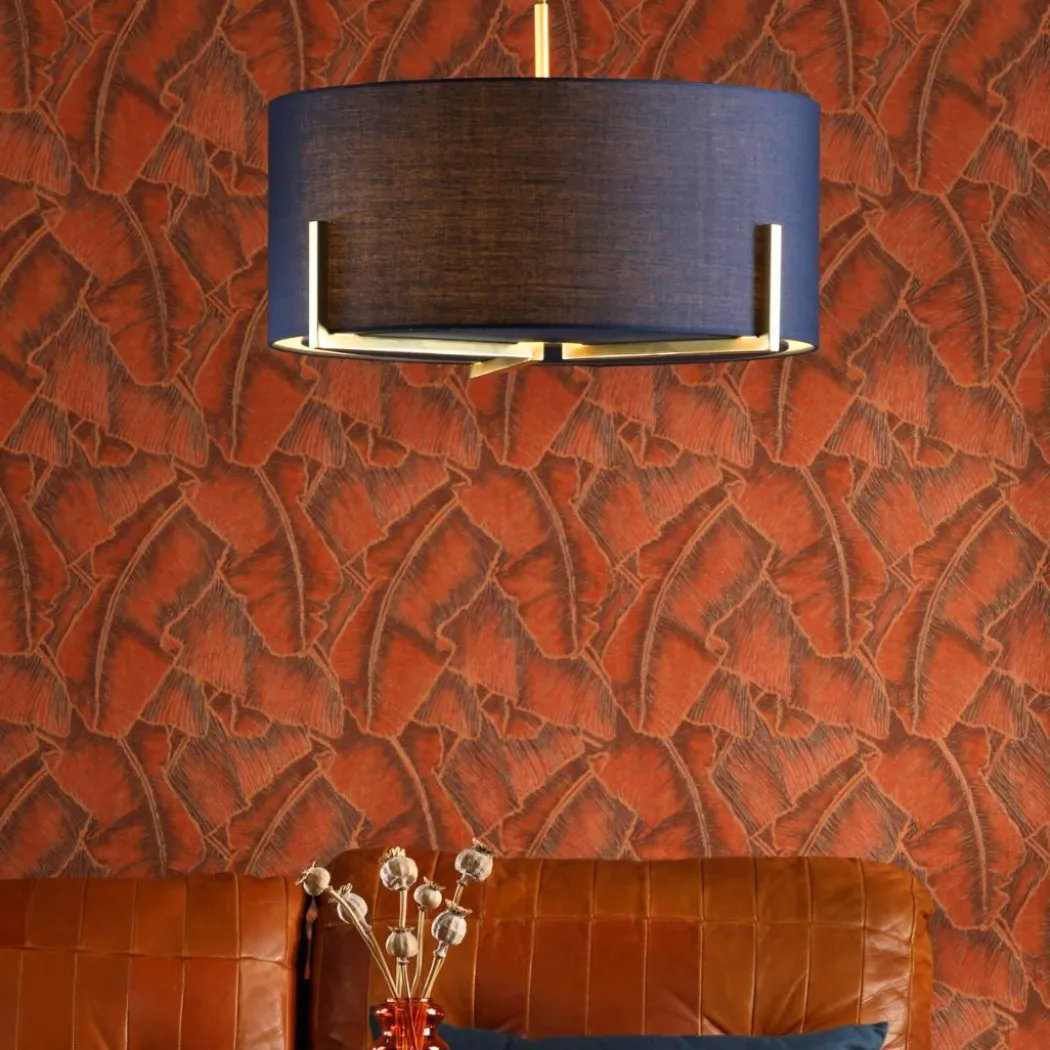 Santino 3 Light Ceiling Light Navy