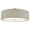 Santino 3 Light Semi Flush Ceiling Light Grey