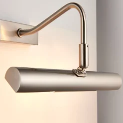 Satin Chrome LED Picture Wall Light
