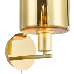Savannah Satin Gold Wall Light