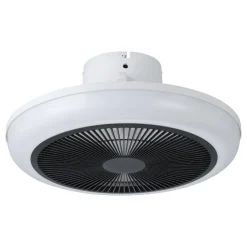 Sayulita White & Black LED Ceiling Fan Light