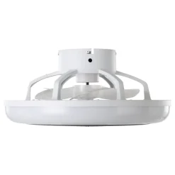 Sayulita White & Black LED Ceiling Fan Light
