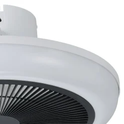 Sayulita White & Black LED Ceiling Fan Light