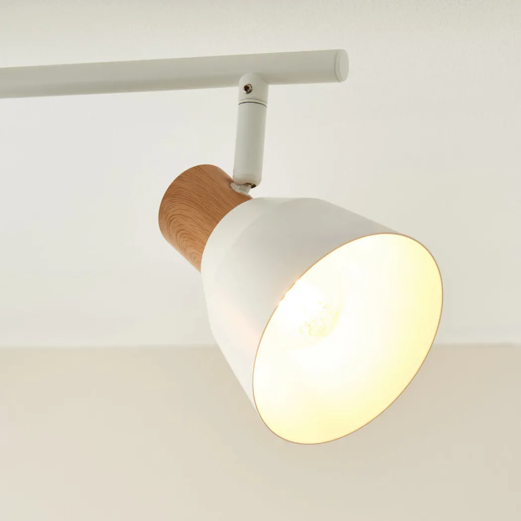 Seaton Matte White 4-Spot Bar