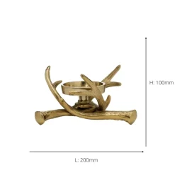 Selising Gold Candle Holder