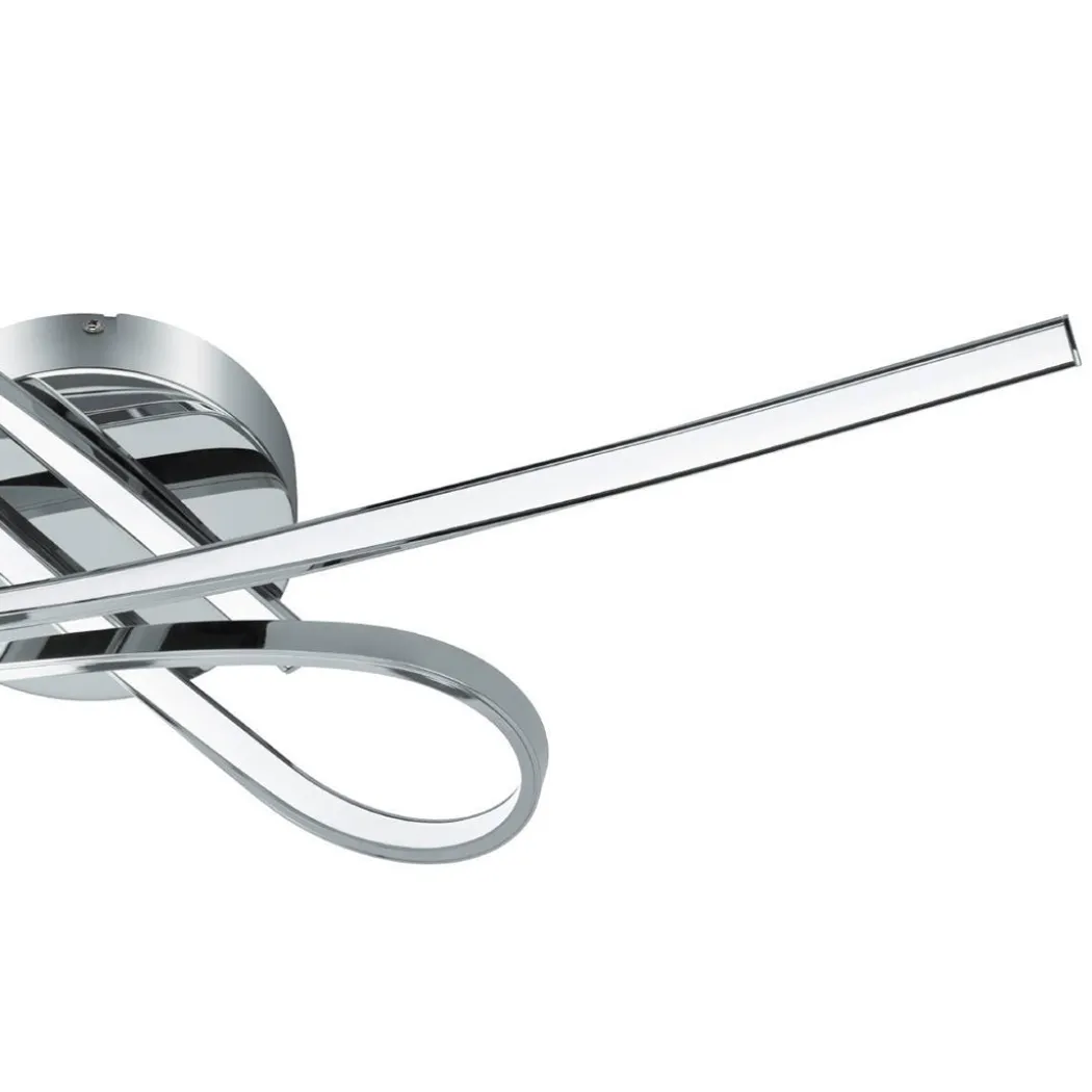 Selvina LED Flush Ceiling Light Polished Chrome