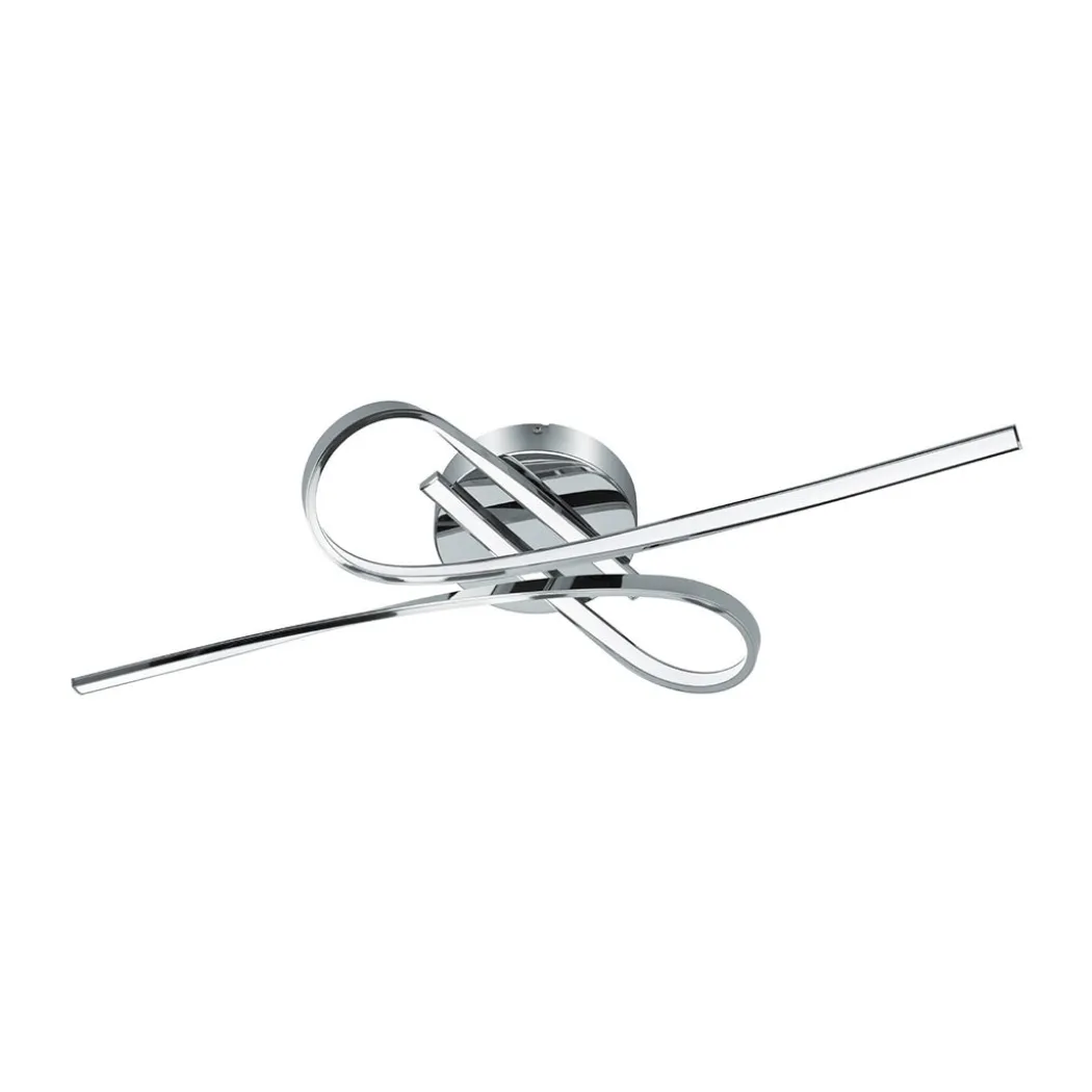Selvina LED Flush Ceiling Light Polished Chrome