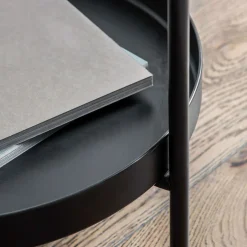 Sennen Black Side Table