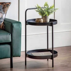 Sennen Black Side Table