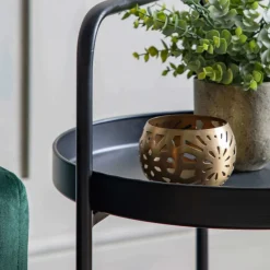 Sennen Black Side Table