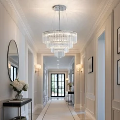 Seraphina Tiered Glass Chandelier