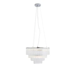 Seraphina Tiered Glass Chandelier