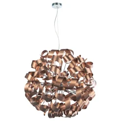 Seren 12 Light Bronze Ribbon Pendant Ceiling Light