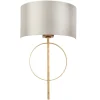 Serenity Antique Gold & Mink Wall Light