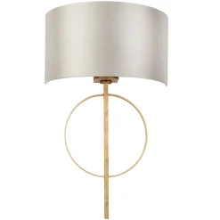 Serenity Antique Gold & Mink Wall Light