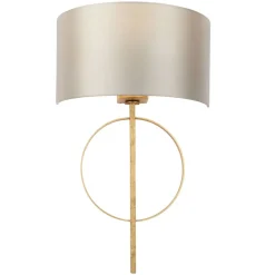 Serenity Antique Gold & Mink Wall Light
