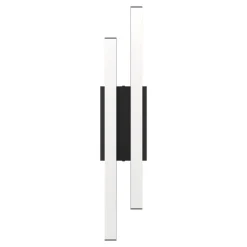 Serricella Black LED Outdoor Wall Light