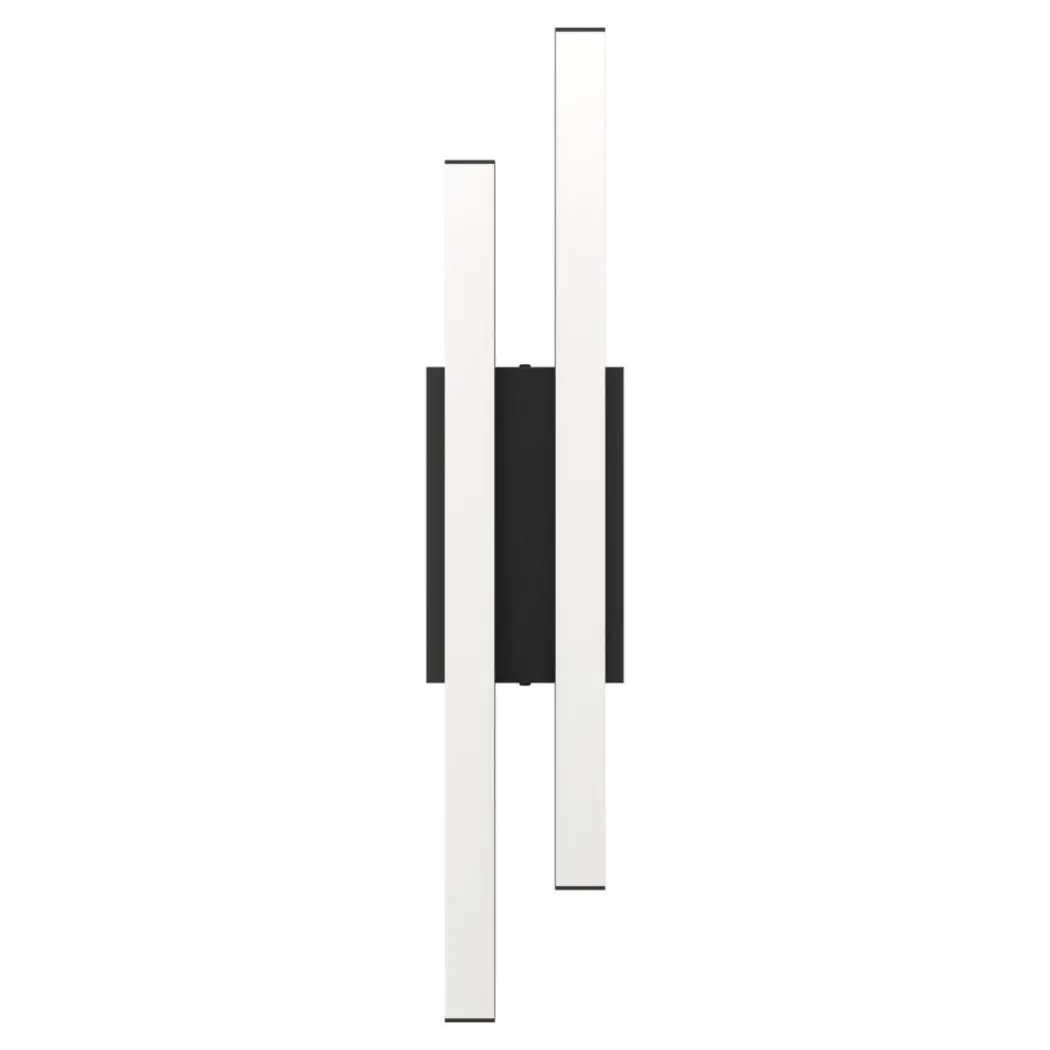 Serricella Black LED Outdoor Wall Light