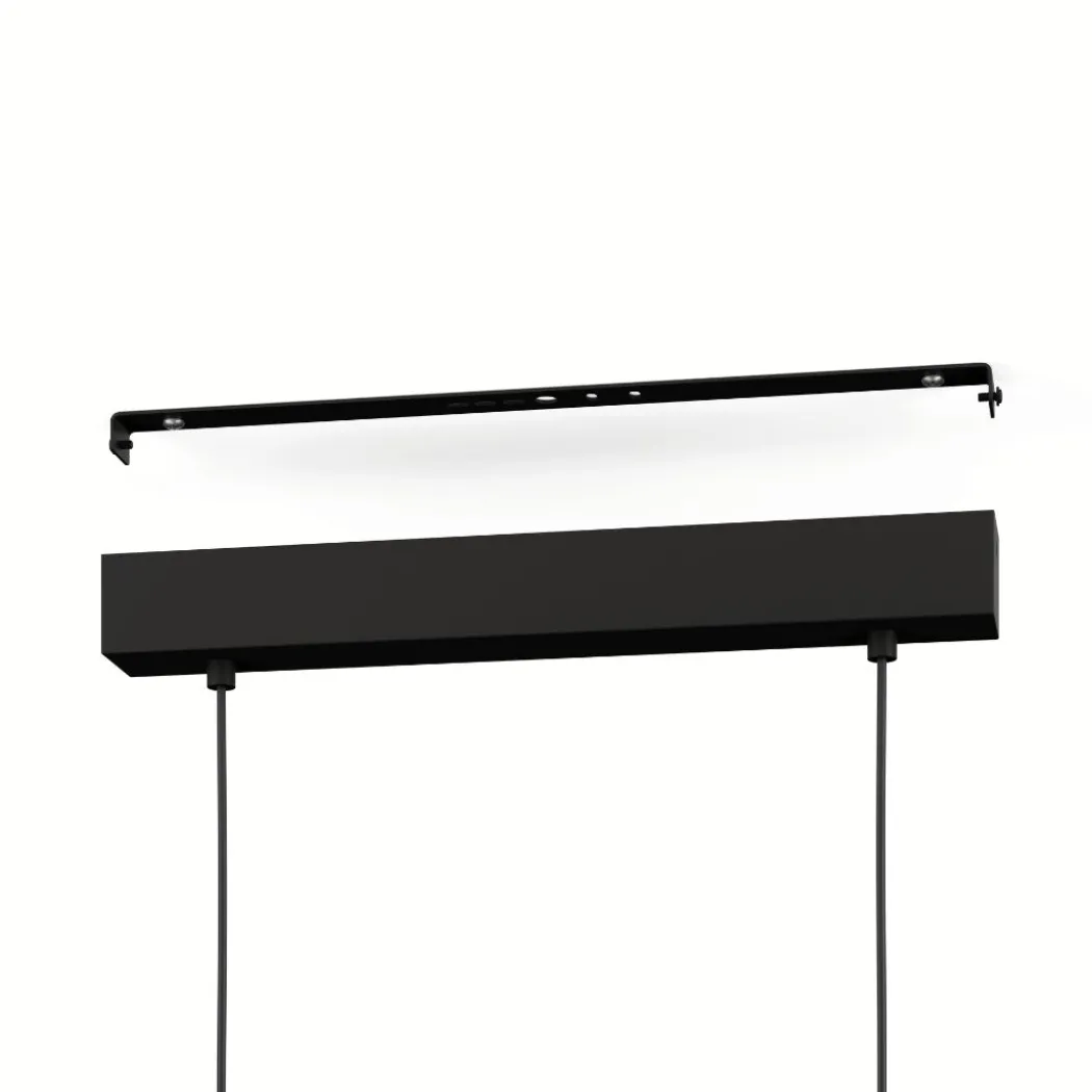 Siberia Black LED Ceiling Pendant Bar