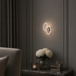 Simona 2 Light Polished Chrome LED Wall Light