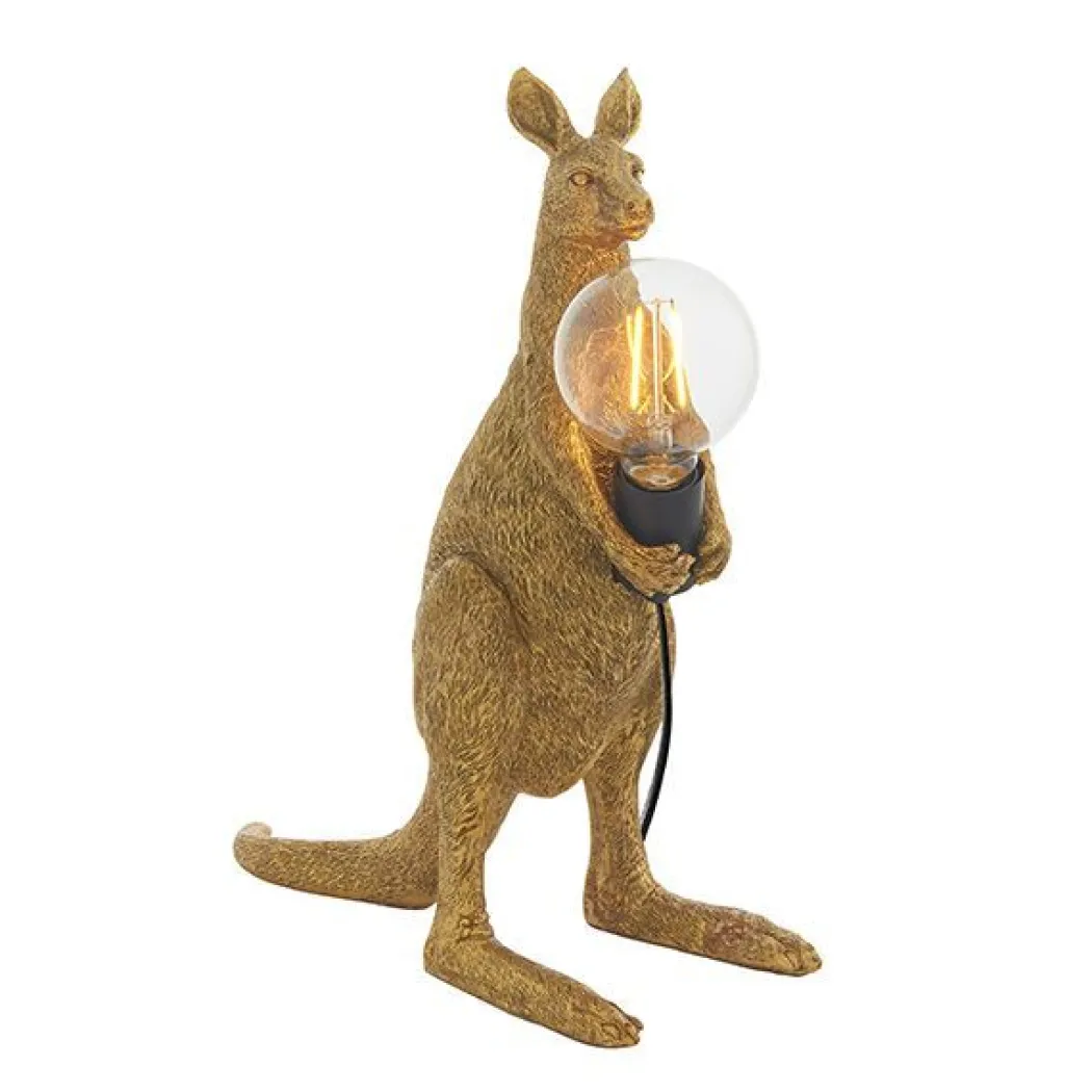 Skippy Vintage Gold Table Lamp