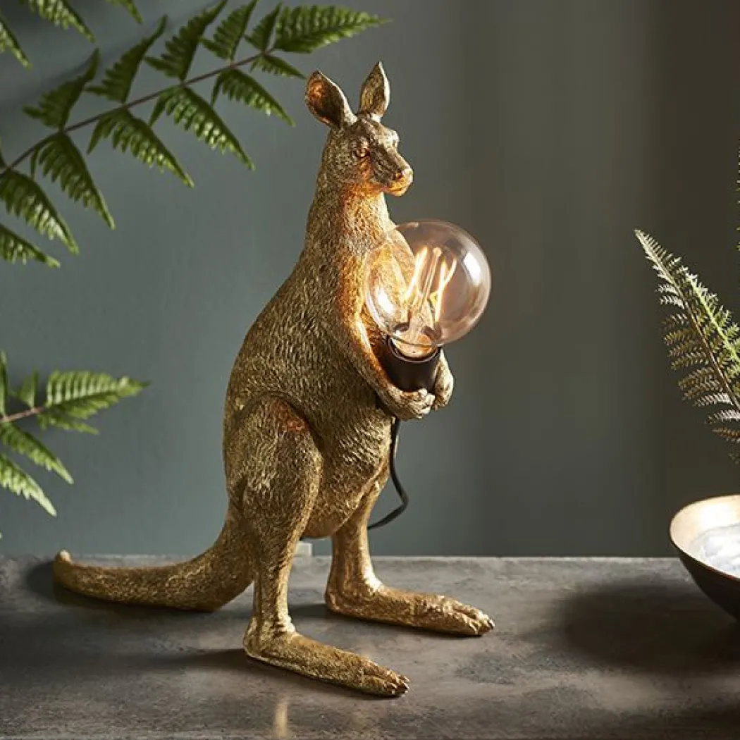 Skippy Vintage Gold Table Lamp