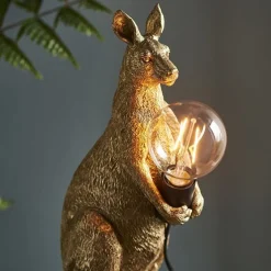 Skippy Vintage Gold Table Lamp