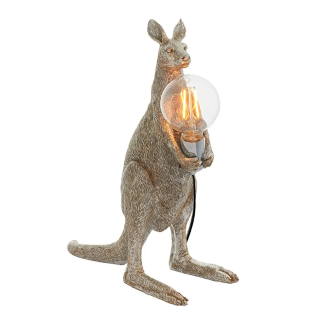Skippy Vintage Silver Table Lamp