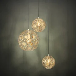 Skoura 3 Light Gold Ceiling Pendant
