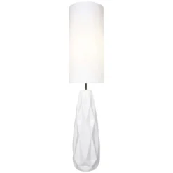 Skova White Ceramic Floor Lamp