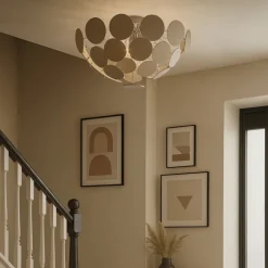 Skye 55cm Sputnik Semi-Flush Ceiling Light