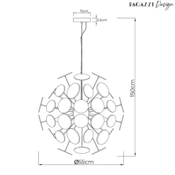 Skye 52cm Sputnik Ball Pendant