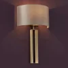 Sloane Antique Brass & Mink Wall Light