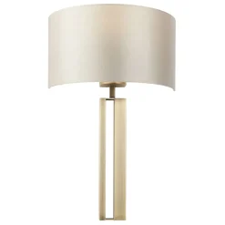 Sloane Antique Brass & Mink Wall Light