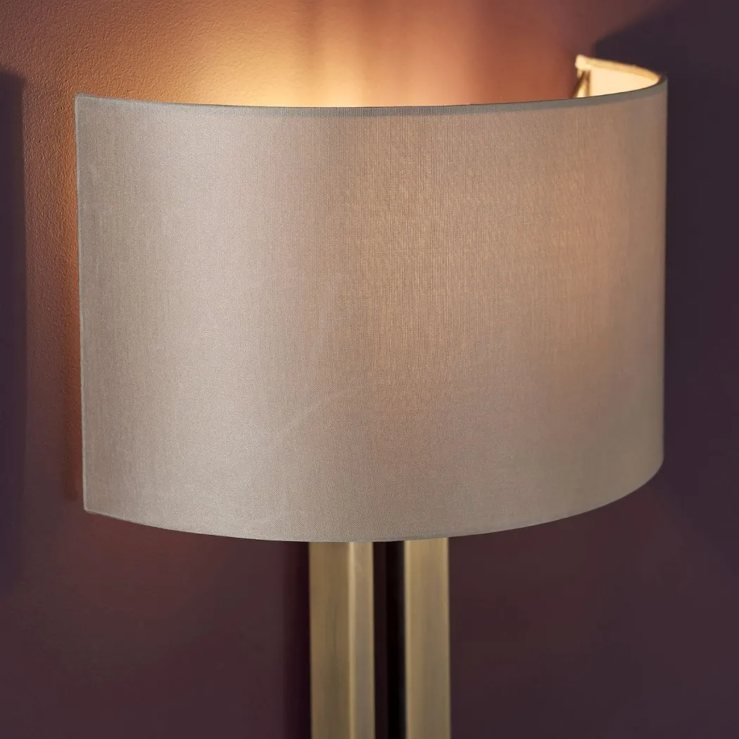 Sloane Antique Brass & Mink Wall Light