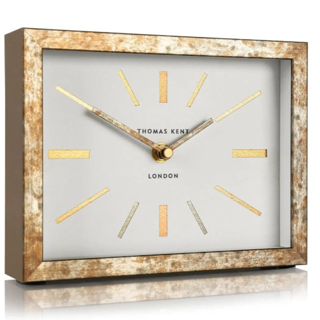 Smithfield Mantel Clock Bronze 8in