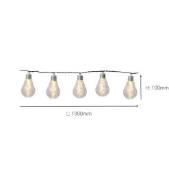 Solar LED Bulb String 10PK