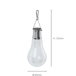 Solar Light Bulb Silver