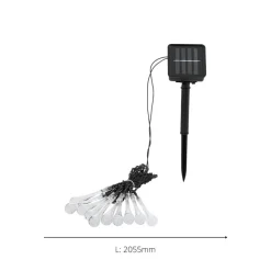 Solar RGB outdoor fairy lights